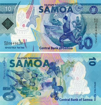 Samoa 10 Tala 2019 Polymer UNC Commemorative Sports (Pnew)