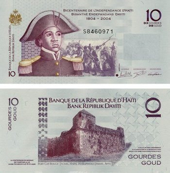 Haiti 10 gourdes 2016 UNC (P272)