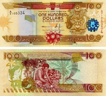 Banknote Solomon Islands $ 100 2009 UNC (P30)