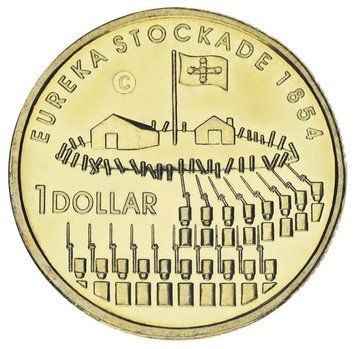 Coin Australia 1 dollar 2004 UNC 150th anniversary of the Eureka Rebellion