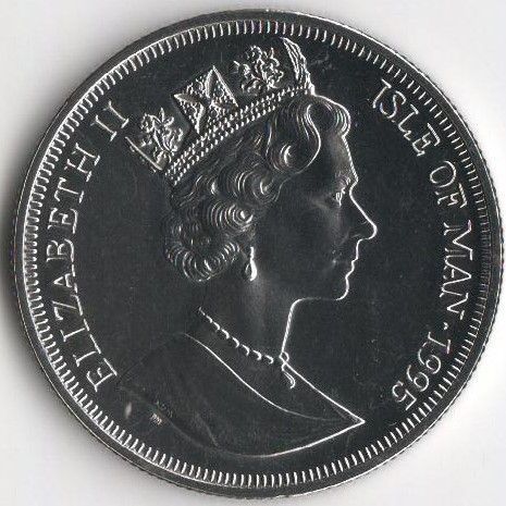 Острів Мен 1 крона 1 995 &laquo;Винаходи.&nbsp;Цзу Чунчжи.&nbsp;Машина-компас &raquo;UNC (KM#530) М08001 фото