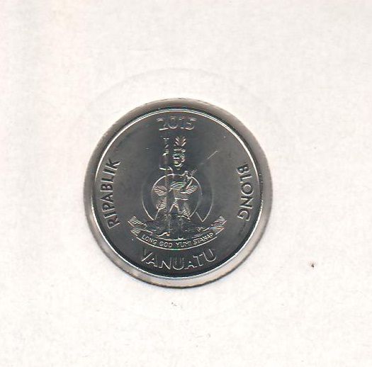 Coin Vanuatu 10 watu 2015 UNC
