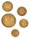 Набор монет Бразилия набор из 5 монет 1942-1956 VF-AU 10, 20, 50 сентаво, 1, 2 крузейро М16875 фото 1
