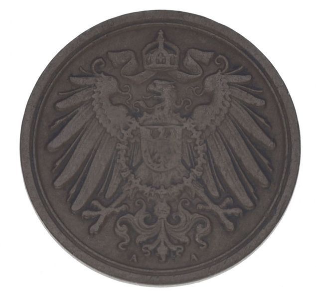 Germany 1 pfennig 1906 F-VF Out of circulation