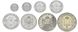 Georgia set of 8 coins 1993-2009 UNC 1, 2, 5, 10, 20, 50 tetri, 1, 2 lari