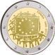 Монета Іспанія 2 євро 2015 &laquo;Європейський прапор&raquo; UNC (KM#1338)