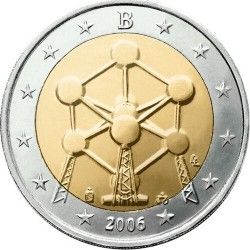 Belgium 2 euro 2006 "Atomium" UNC (KM # 241)