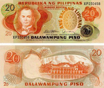 Banknote Philippines 20 pesos 1978 UNC (P162c)
