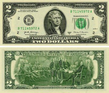 США 2 доллара 2017 UNC (PW545) Б25251 фото