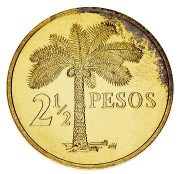 Guinea-Bissau 2.5 pesos 1977 AU-UNC