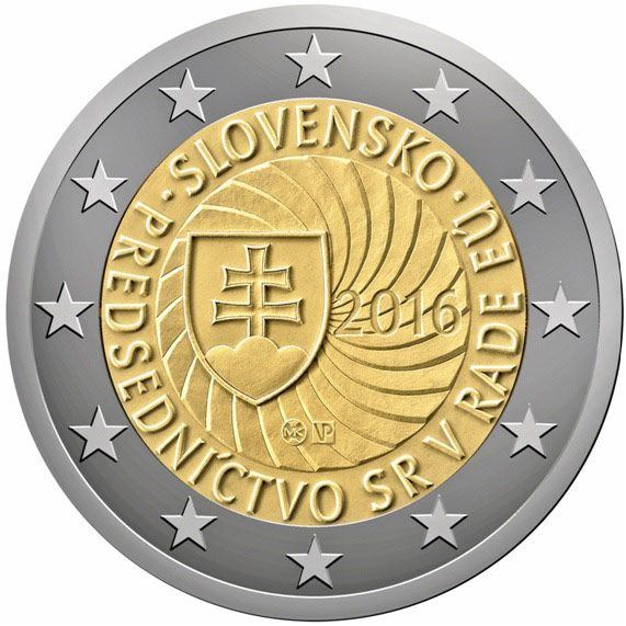 Slovakia 2 euro 2016 EU Presidency UNC