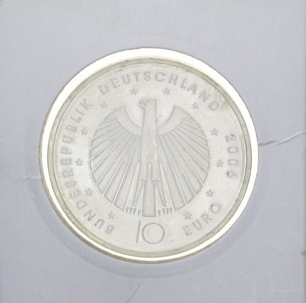 Coin Germany 10 Euro 2006 "FIFA World Cup Germany 2006" UNC Silver