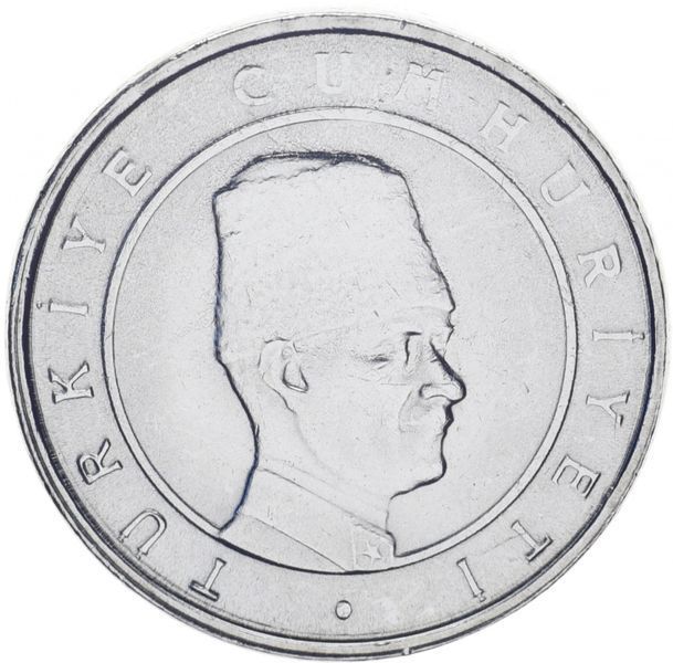 Монета Турция 100000 лир 2002 UNC М10237 фото