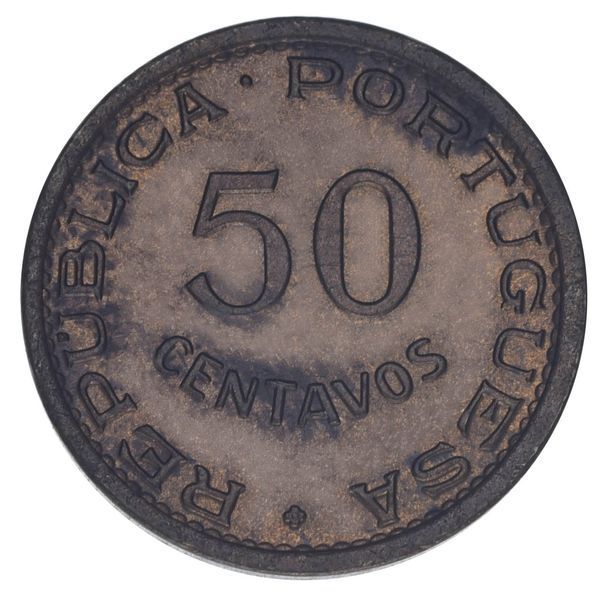 Монета Ангола 50 сентаво 1957 F-VF (KM#75) М02004 фото