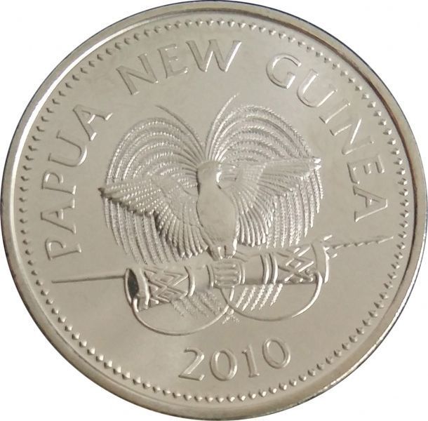 Монета Папуа-Нова Гвінея 10 тойя 2010 UNC (KM#4a) М08471 фото