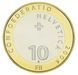 Монета Швейцария 10 франков 2004 Биметалл UNC Гора Маттерхорн М23654 фото 2