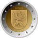 Монета Латвія 2 євро 2017 &laquo;Область Латгалія.&nbsp;Герб &raquo;UNC