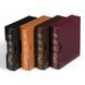 OPTIMA binder for coins or banknotes, genuine leather with case, red Leuchtturm