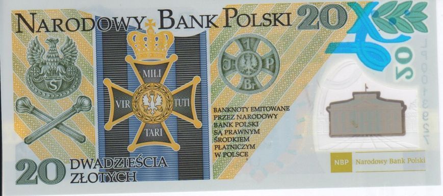Poland 20 PLN 2014 UNC (P187)