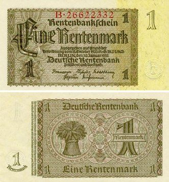 Banknote Germany 1 mark 1937 AU-UNC (P73b)