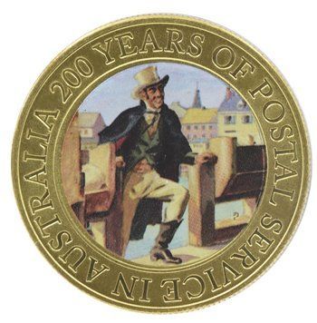 Coin Australia 1 dollar 2009 UNC 200 years of postal services