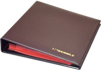 Альбом для 221 монет.&nbsp;Midi Manufaktura.&nbsp;Kolekcioner.&nbsp;Schulz.&nbsp;бордовий А09972 фото