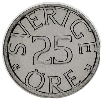 Sweden 25 ore 1968-1976 AU-UNC (KM # 836)