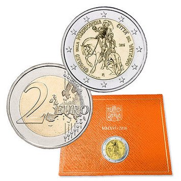 Vatican 2 Euro 2016 "Grace" UNC