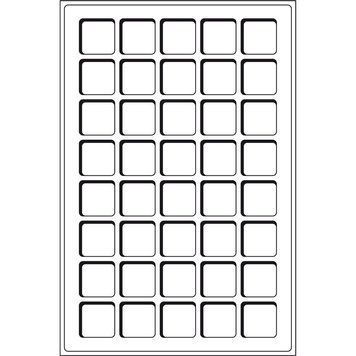 Лоток для монет (осередок 33 * 33) TAB40BL Leuchtturm А01717 фото