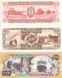 Guyana set of 3 banknotes UNC 1, 10, 20 dollars