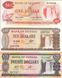 Guyana set of 3 banknotes UNC 1, 10, 20 dollars