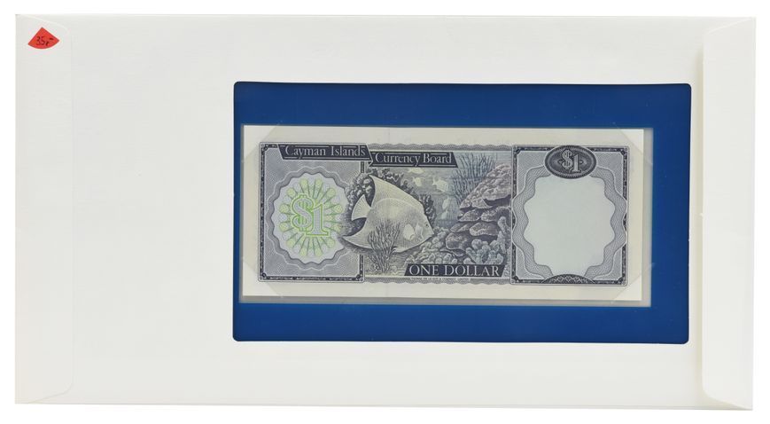 Banknote Cayman Islands 1 dollar 1971 UNC Prefix A/1 (P1)