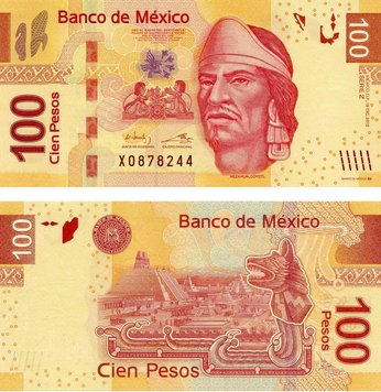 Mexico 100 pesos 2012 UNC (P124g)