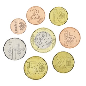 Білорусія набір монети 2009 UNC 8 монет 1, 2, 5, 10, 20, 50 копійок, 1, 2 рубля М04753 фото