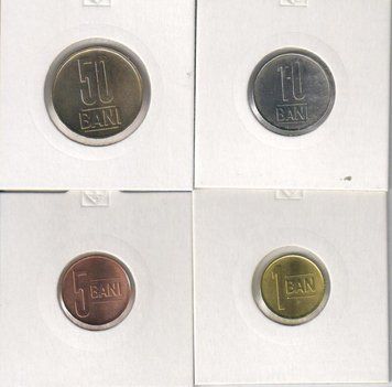 Румунія набір з 4 монет 2016 UNC М06445 фото