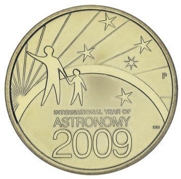 Coin Australia 1 dollar 2009 UNC International Year of Astronomy