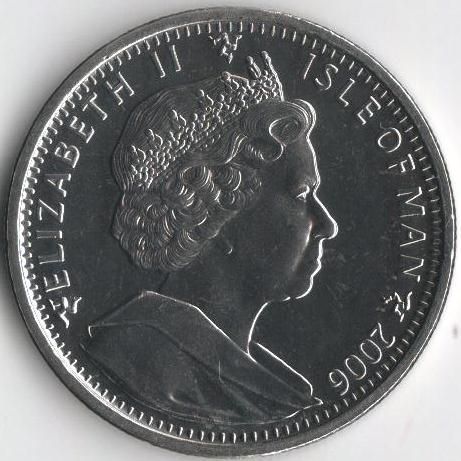 Isle of Man 1 crown 2006 "Epic Battles - Battle of Sedan" UNC