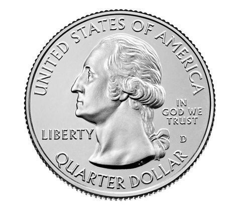 Coin US 25 cents (quarter) 2020 D UNC 52nd Park - Weir Farm National Historical Park