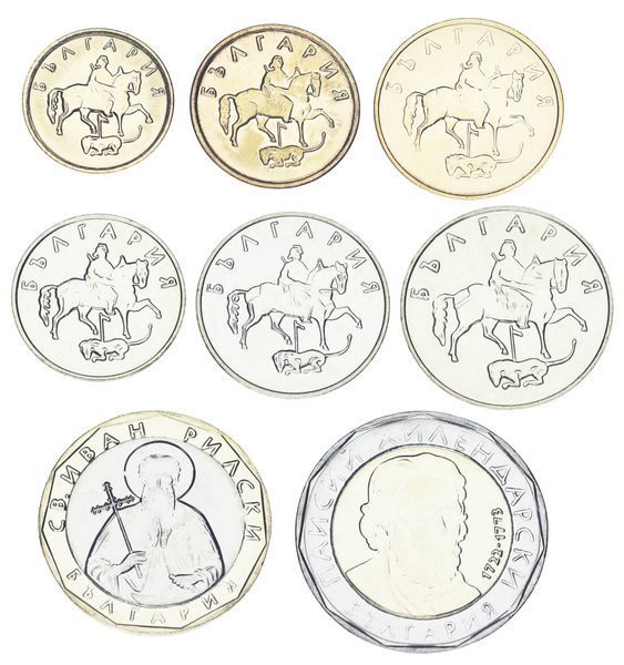 Coins set Bulgaria set of 8 coins 1999-2015 UNC 1, 2, 5, 10, 20, 50 stotinki, 1, 2 lev
