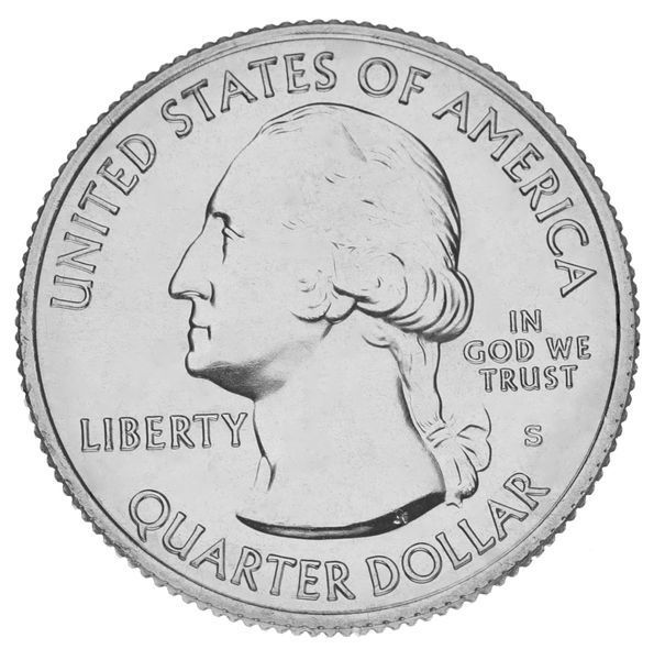 Coin US 25 cents (quarter) 2020 D UNC 52nd Park - Weir Farm National Historical Park