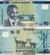Banknote Namibia 10 Dollars 2021 UNC Springbok (P16)