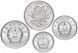 Китай набор из 4 монет 1986-2012 UNC М08971 фото 2