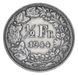 Швейцарія 1/2 франка 1944 Срібло F-VF М19264 фото 1