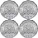 Bolivia set of 4 coins for 2 boliviana 2017 UNC