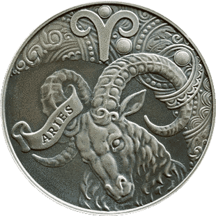 Беларусь 1 рубль 2014 &laquo;Знаки зодиака - Овен&raquo; UNC М04754 фото