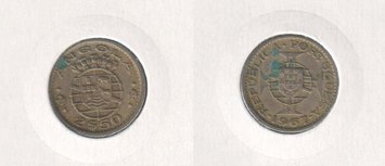 Angola 2.5 escudos 1967 VF (KM # 77)