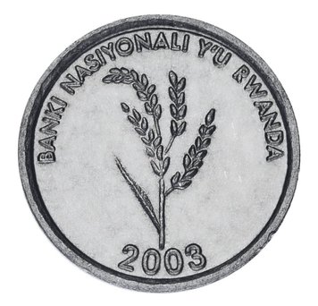 Rwanda 1 franc 2003 AU-UNC