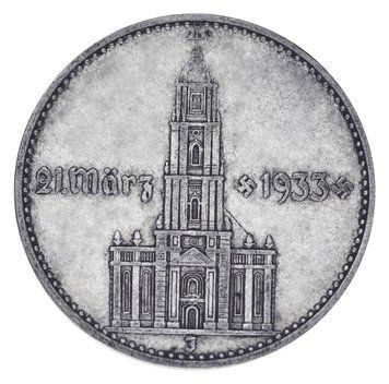 Німеччина 2 марки 1934 Срібло F-VF J Кирха з датою 1933 М18243 фото