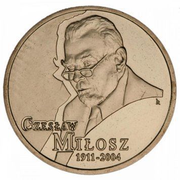 Монета Польша 2 злотых 2011 UNC Чеслав Милош (Y#785) М00486 фото