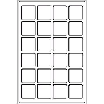 Лоток для монет (осередок 45 * 45) TAB24BL Leuchtturm А01719 фото